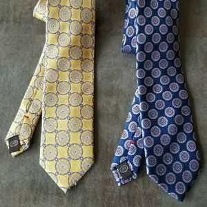 100% Silk Private Stock Neckties - ( 2 ) Mens Ties